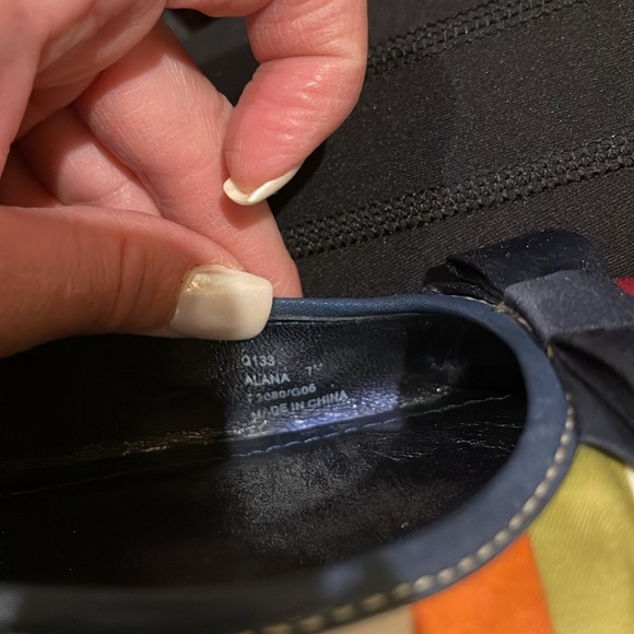 Coach Striped Legacy Ballet Flat Size 7 - Picture 6 of 6